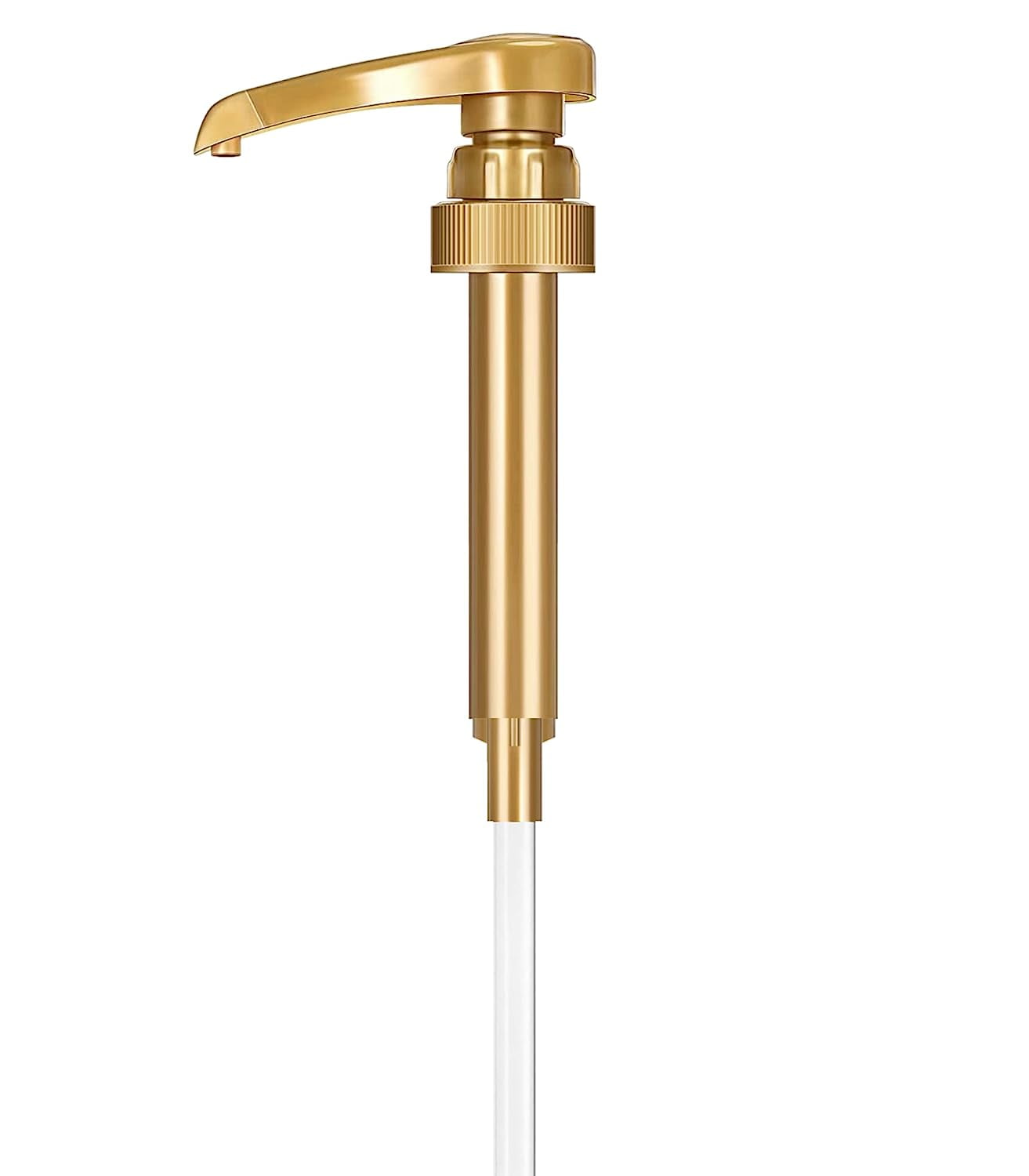 Little Squirt Syrup Pumps for Coffee Syrup Bottles (Gold) Fits 750ml 25.4oz Torani, Skinny