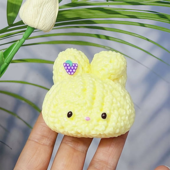 Little Squishing Rabbits Pinching Funs Mud and Water Feel Soft Squeeze Decompression Dough Relieve Stress Toys