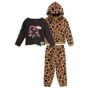 LITTLE STAR ORGANIC Little Star 100% Organic Cotton 3-Piece Toddler Girl Outfit Set