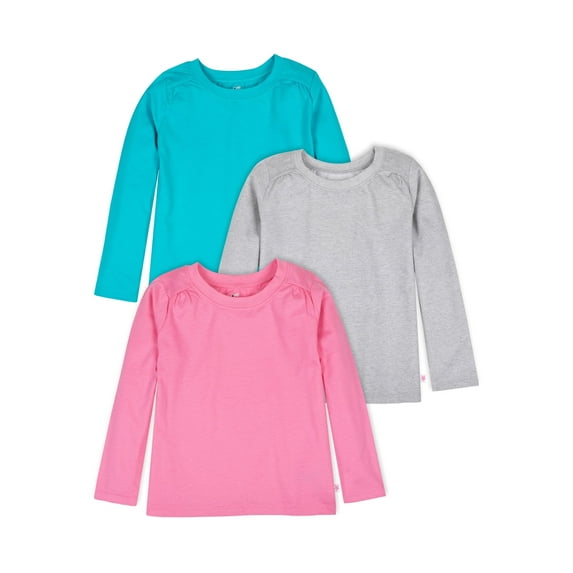Little Star 3-Pack Toddler Girl Long Sleeve Tees