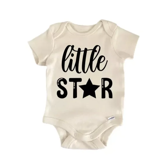 Little Star- Baby Boy Girl Clothes Infant Bodysuit Cute Newbornrnn Cute Baby Onesie, BABY BODYSUIT LAT 4424