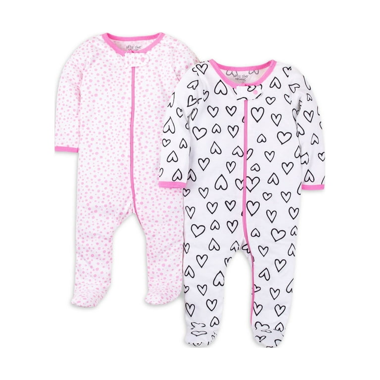 Walmart baby pajamas girl sale