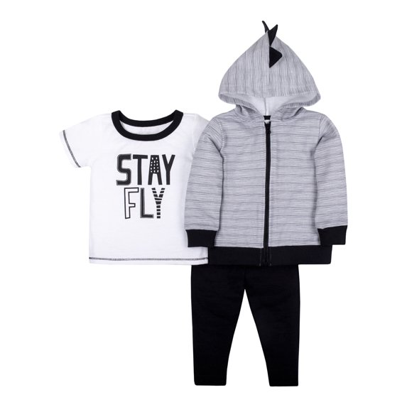 Little Star Baby & Toddler Boy 3Pc Outfit Set, Size 6M - 5T