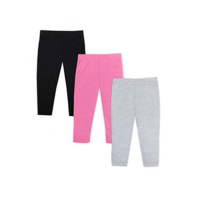 Little Star Baby & Toddler Girl 3Pk Leggings, Size Newborn5T