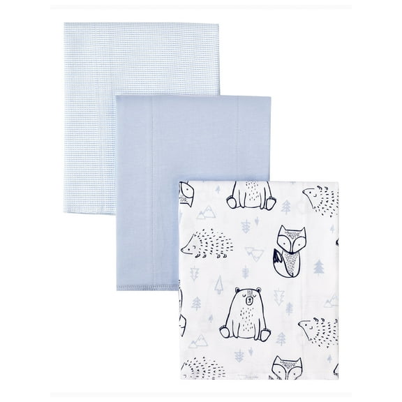 Little Star 100% Cotton 3 Pack Burp Cloth