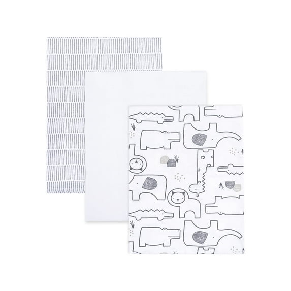 Little Star 100% Cotton 3 Pack Burp Cloth