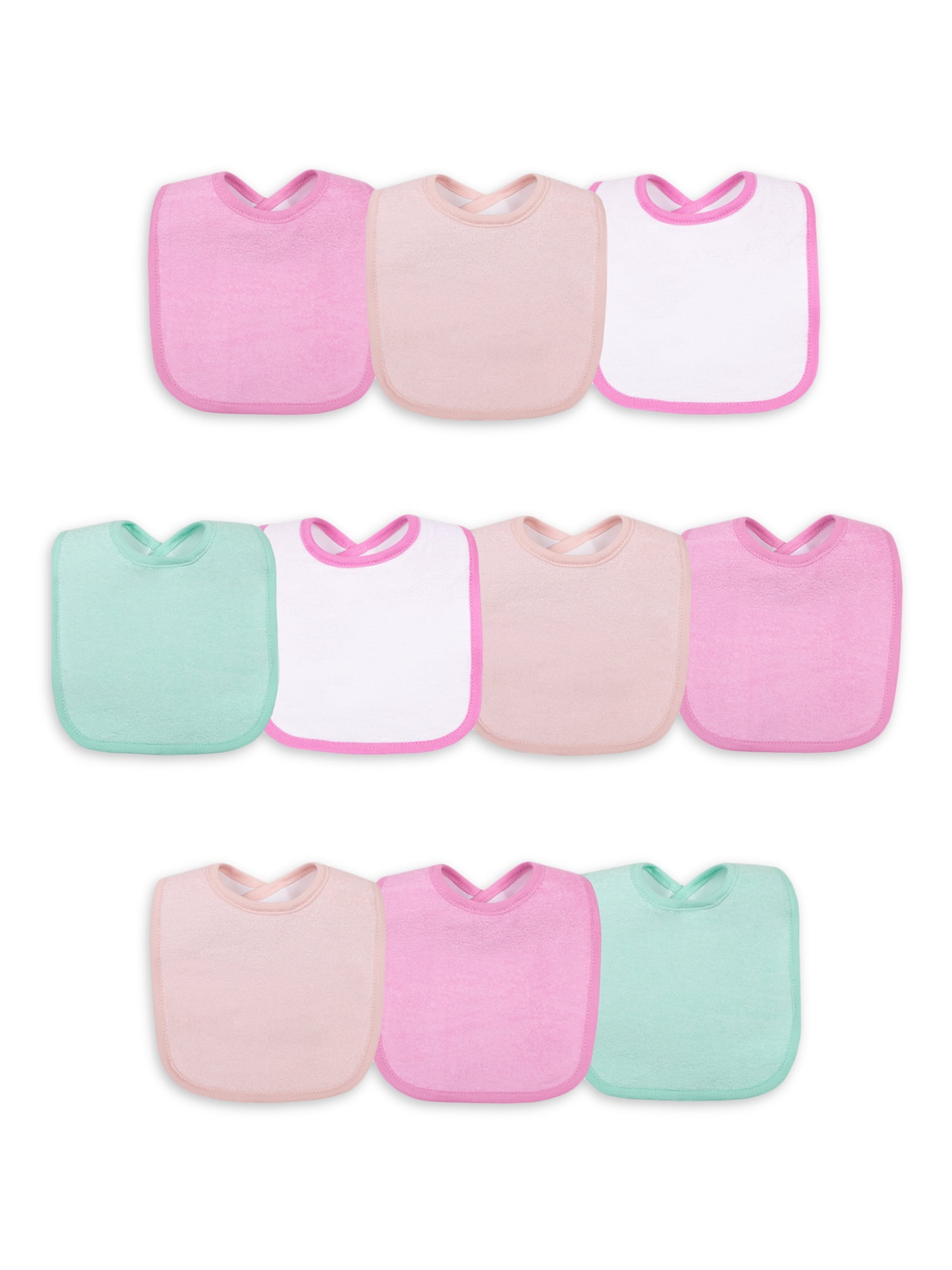 Baby bibs pack of blue pink baby bibs cotton bibs baby bibs newborn