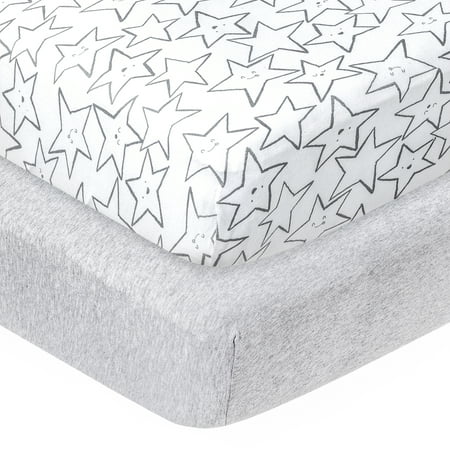 Little Star Organic 2-Piece Organic Cotton Bed Sheet Set, Crib – Baby Friendly, Ethically Produced