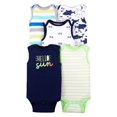 thumbnail image 1 of Little Star Organic Baby 5Pk Sleeveless Bodysuits, Size Newborn-24M, 1 of 5