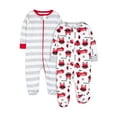 thumbnail image 1 of Little Star Organic Baby Boy 2Pk Sleep n Play, Size NB-9M, 1 of 5