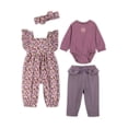 thumbnail image 1 of Little Star Organic Baby Girl 4 Pc Gift Set, Size 0/3M - 18 Months, 1 of 17