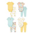 thumbnail image 1 of Little Star Organic Baby Girl 8 Pc Mix & Match Set, Size Newborn-24 Months, 1 of 6