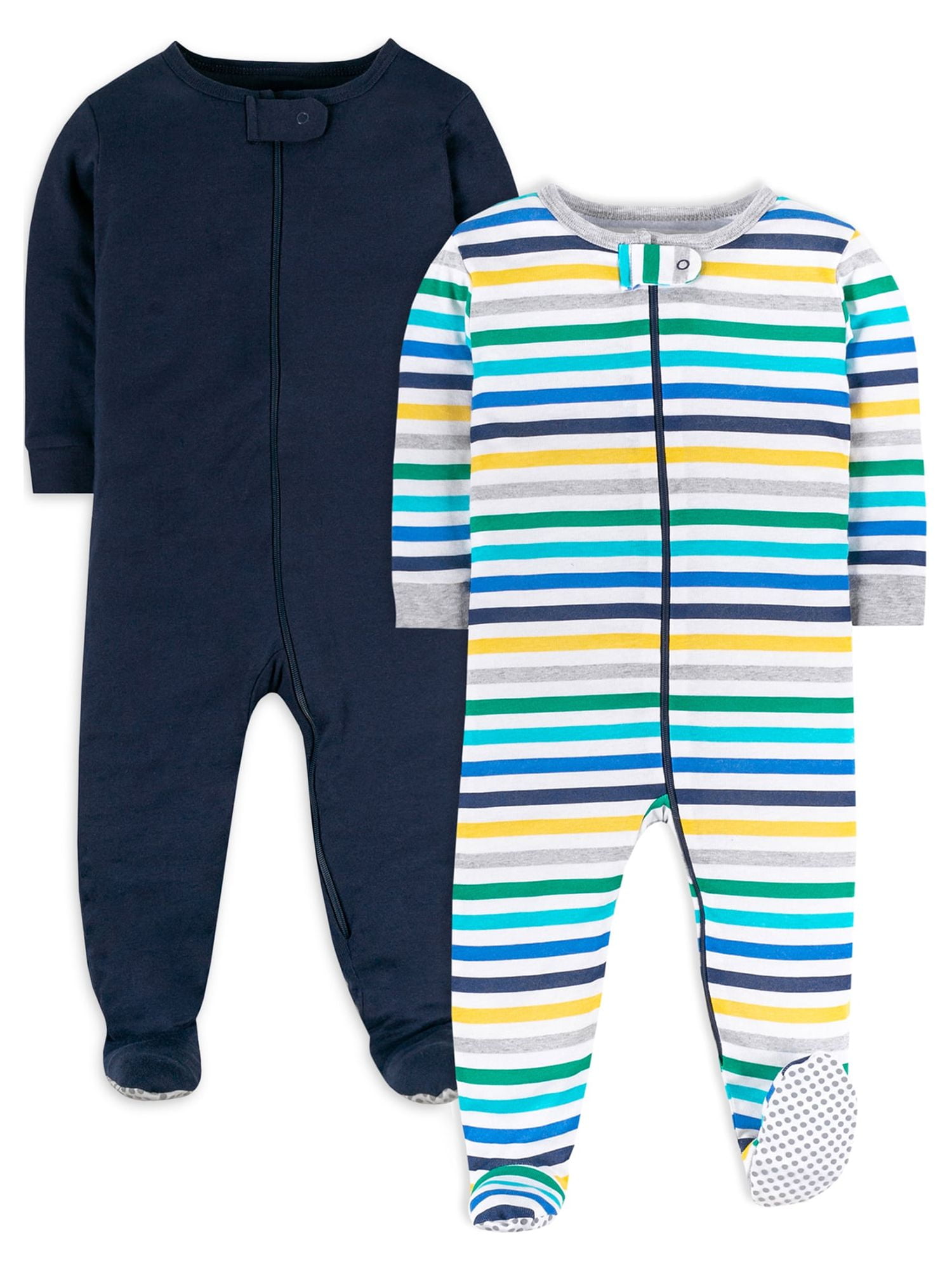 Little Star Organic Baby Boy True Brights Footed Pajamas 2 Pack Newborn 5T in Kosovo at 48 Rating 5