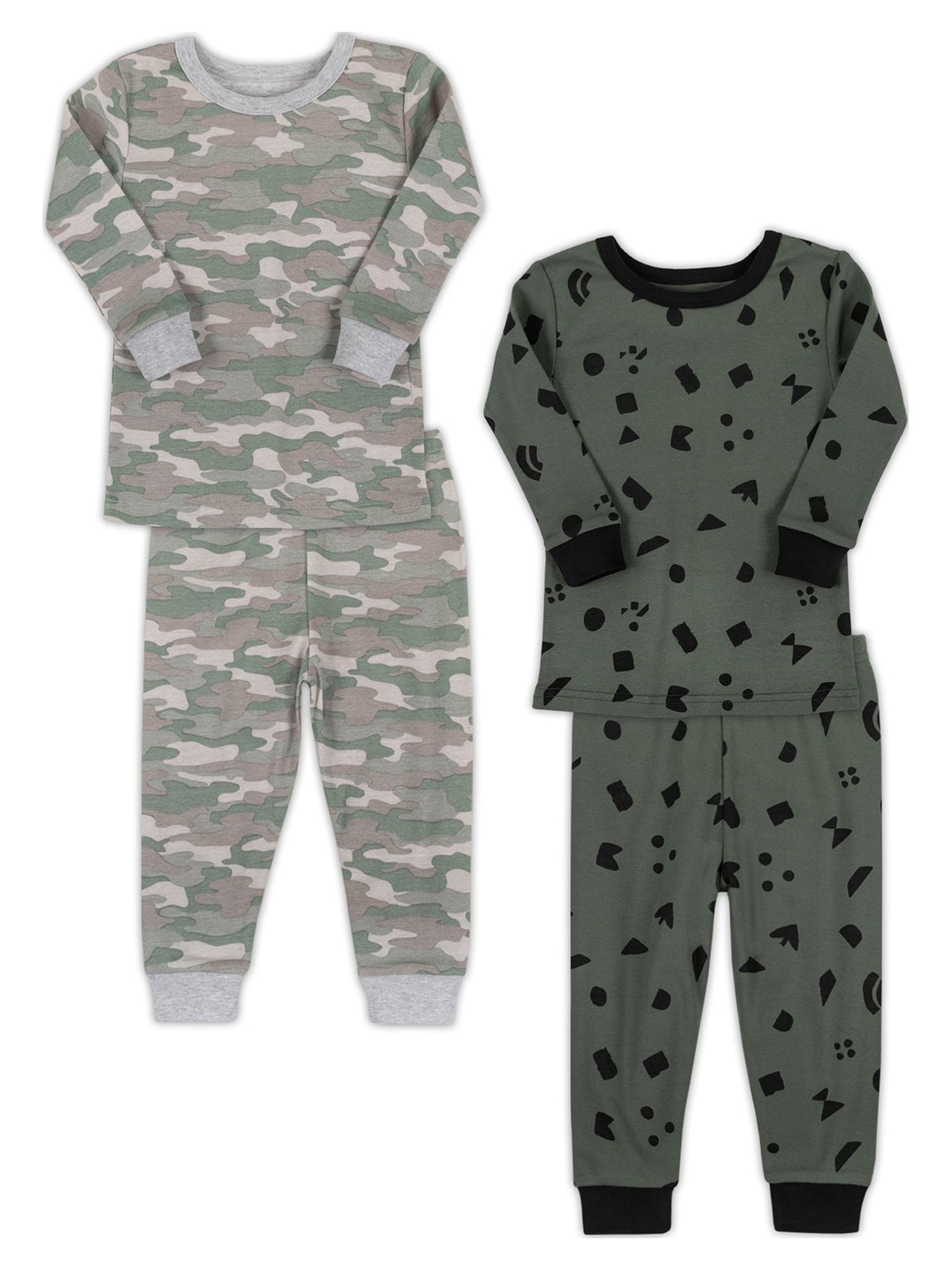 Little Star Organic Baby & Toddler Boy 4 Pc Long Sleeve & Long Pant