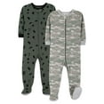 thumbnail image 1 of Little Star Organic Baby & Toddler Boy Pajama Sleeper, 2-Pack, One-Piece, Sizes Newborn-5T, 1 of 7