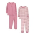 thumbnail image 1 of Little Star Organic Baby & Toddler Girl 4 Pc Long Sleeve & Long Pant Pajamas, Size 9 Months - 5T, 1 of 17