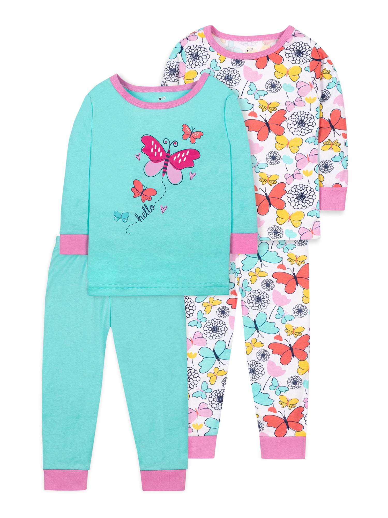 Little Star Organic Baby Girl Pc Snug Fit Pajama Nigeria Ubuy