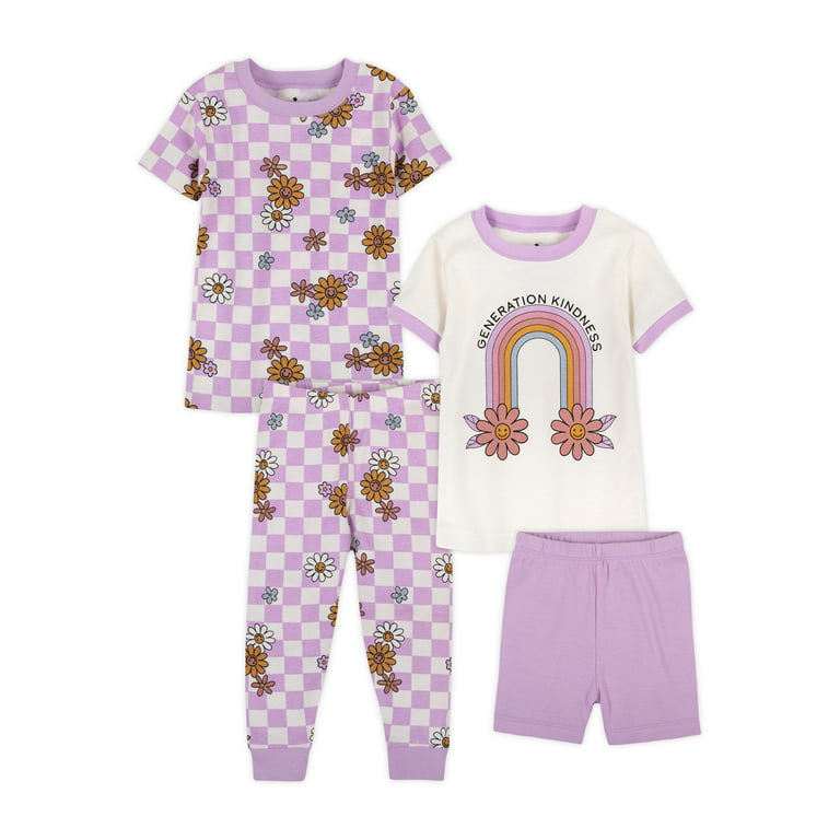 Organic Women's Snug-Fit Print Pajamas Set