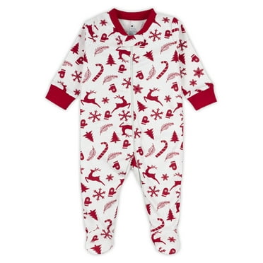 Little Star Organic Baby Unisex, Boy, Girl Christmas Sleep N Play, Size 0/3M-6/9M