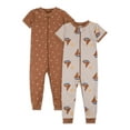 thumbnail image 1 of Little Star Organic Baby Unisex, Boy, Girl One Piece Pajamas, 2 Pk, Sizes 12M-5T, 1 of 13