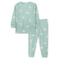 Little Star Organic Toddler Unisex Easter Pajama Set, 2Piece, Sizes