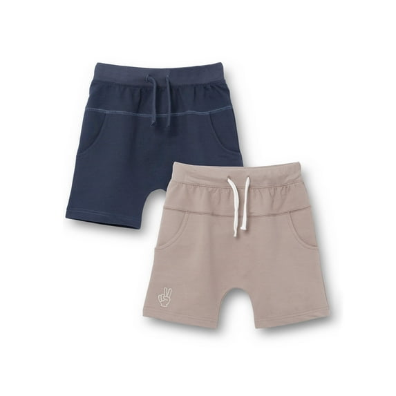 Little Star 100% Organic Cotton 2-Pack Boys Shorts