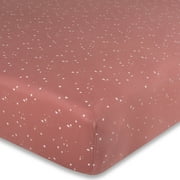 Little Star Organic Girls 1 Pk Pure Organic Cotton Crib Sheets