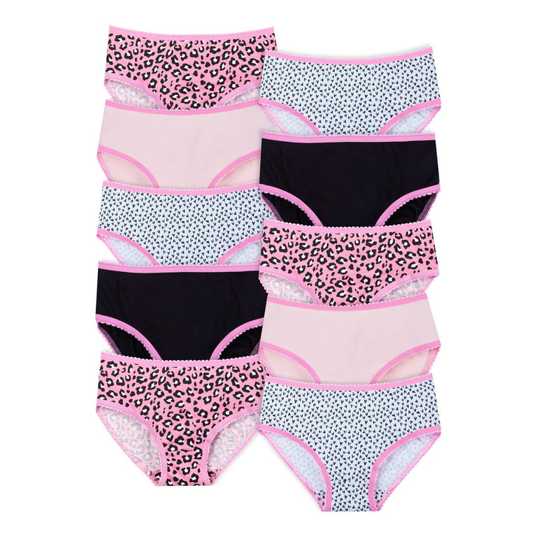 Lucky Brand Girls 4 Piece Set Panties L 10-12 Pink Lady New