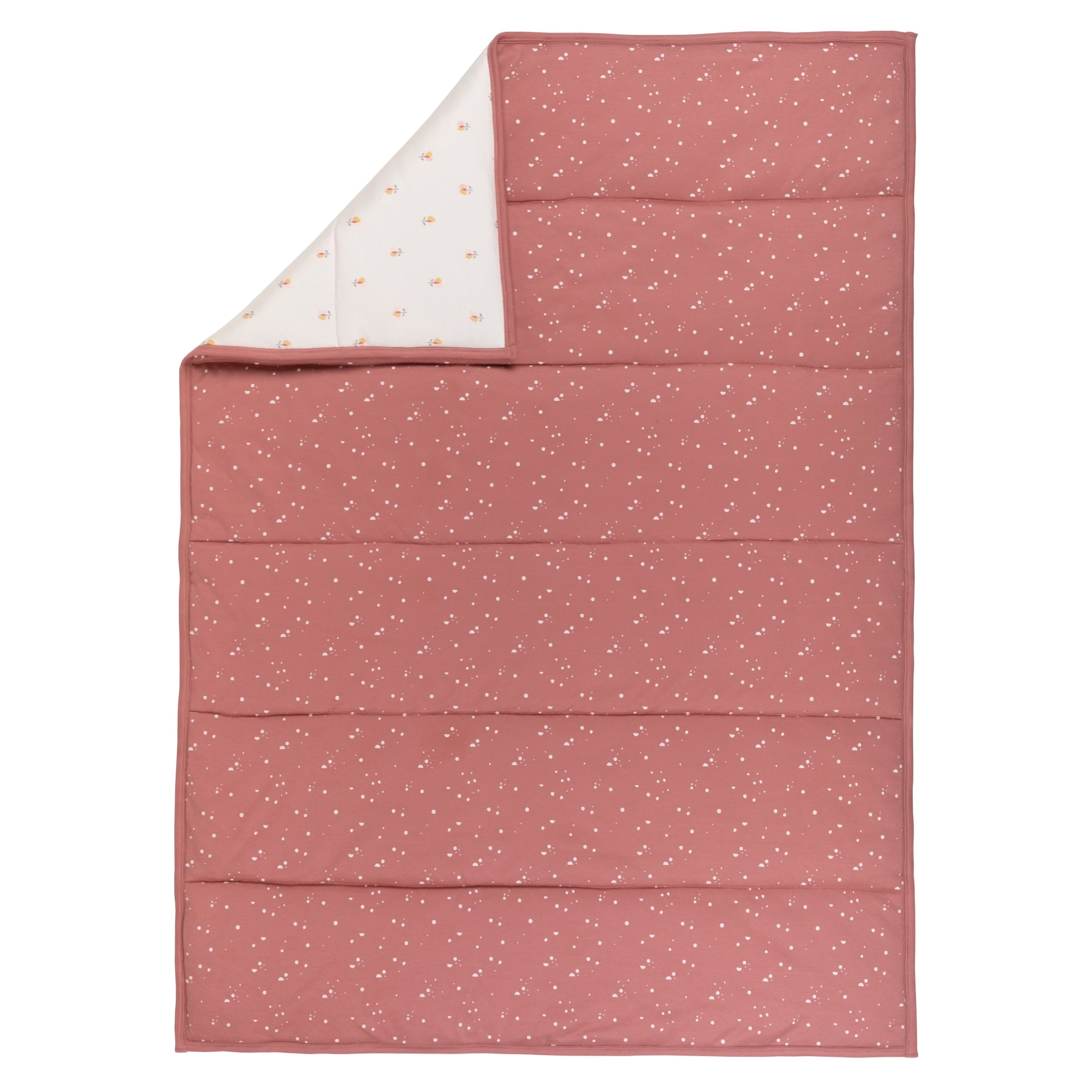 Little Star 100% Organic Cotton 1 Pack Baby Girl Reversible Quilt