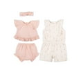 thumbnail image 1 of Little Star Organic Infant Girls 3PC Bundle Set, Sizes NB-24M, 1 of 14