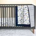 thumbnail image 1 of Little Star 100% Organic Cotton 3 Piece Crib Bedding Set - Reversible Comforter and 2 Fitted Sheets, 1 of 8