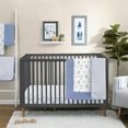 thumbnail image 1 of Little Star 100% Organic Cotton 3 Piece Crib Bedding Set - Reversible Comforter and 2 Fitted Sheets, 1 of 9