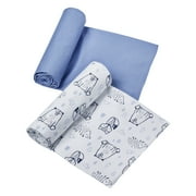 Little Star Organic Swaddle Blanket, 2 Pack, Wild at Heart