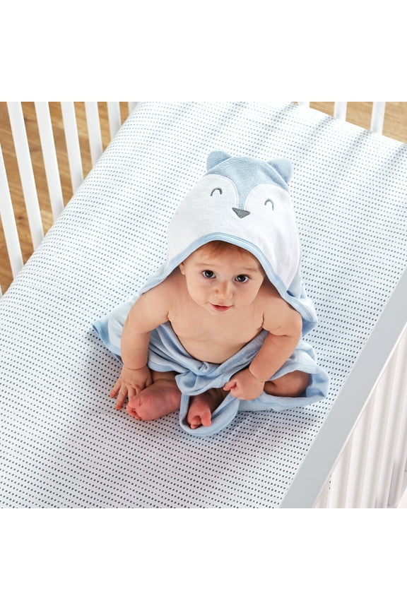 Little Star 100% Organic Cotton 1 Pack Boys Bath Towel