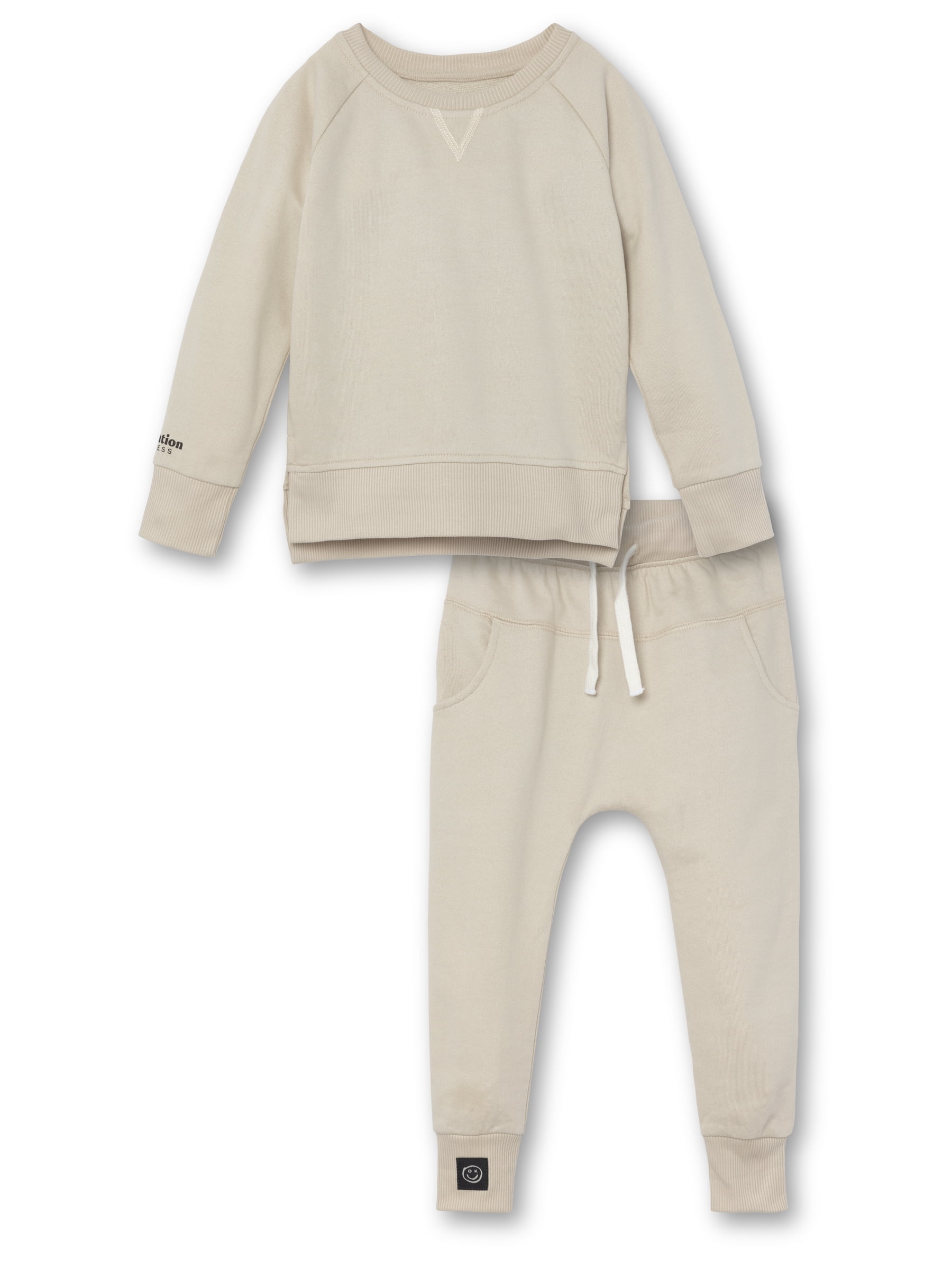Little Star Organic Toddler 2Pc Sweatshirt & Harem Pants Set, Size 12M ...