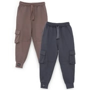 LITTLE STAR ORGANIC Little Star 100% Organic Cotton 2-Pack Toddler Boy Jogger Pant