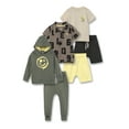 thumbnail image 1 of Little Star Organic Toddler Boy 6Pc Outfit Set, Size 12M-5T, 1 of 21