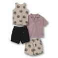 thumbnail image 1 of Little Star Organic Toddler Boys 4Pc Mix & Match Bundle Set, Sizes 12M-10, 1 of 12