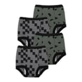 thumbnail image 1 of Little Star Organic Toddler Boys Reusable Training Pants, Checkerboard, 4T, 4pc, 1 of 7