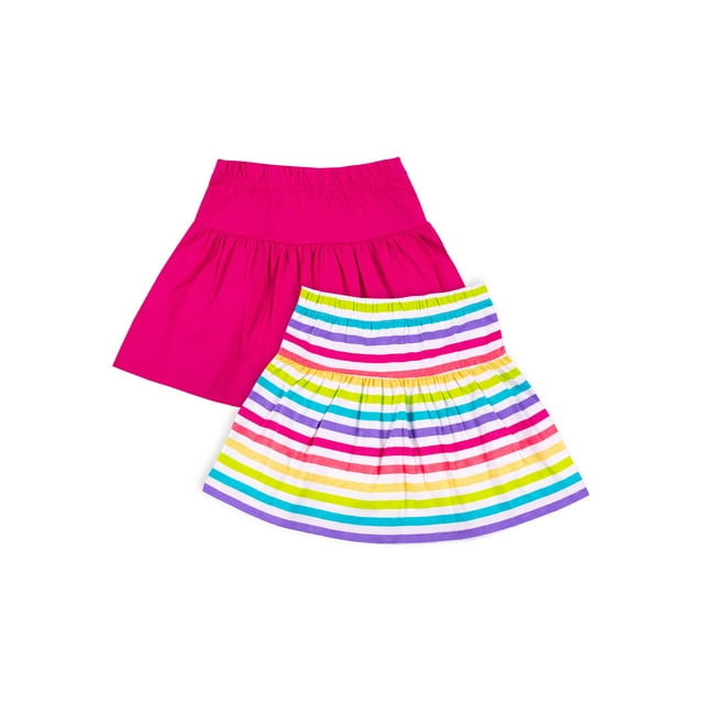 Little Star Organic Toddler Girl 2 Pk Skorts, Size 12 Months5T