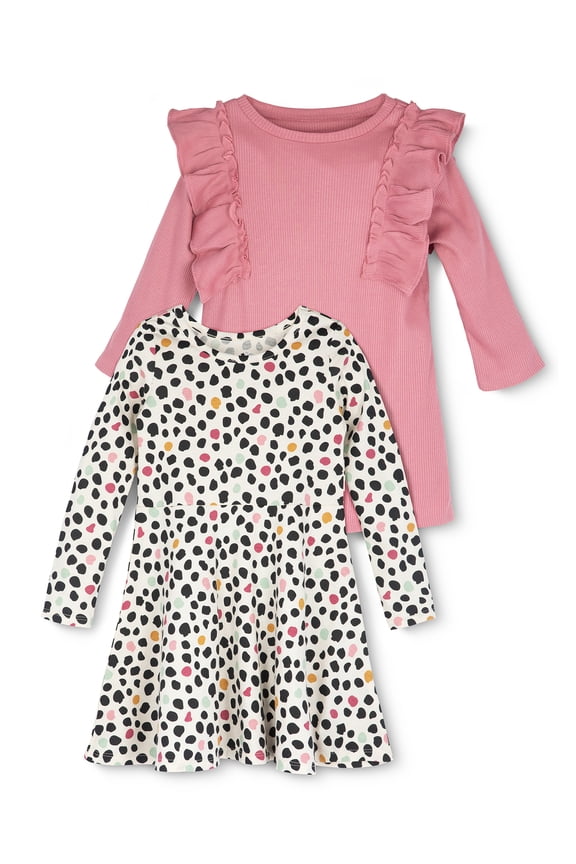 Toddler Girl 2Pk Dresses, Size 12M-5T