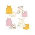 thumbnail image 1 of Little Star Organic Toddler Girl 8 Pc Mix & Match Set, Size 12 Months-5T, 1 of 10