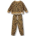 thumbnail image 1 of Little Star Organic Toddler Girl Sweatshirt and Jogger Pants Set, 2-Piece, Sizes 12M-5T, 1 of 10