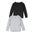 thumbnail image 1 of Little Star Organic Toddler Unisex 2 Pack Long Sleeve Pull Over Sweatshirt, Size 12M-5T, 1 of 8