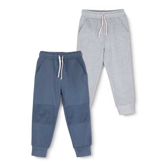 Little Star Organic Toddler Unisex 2Pk Jogger Set, Size 12M-5T