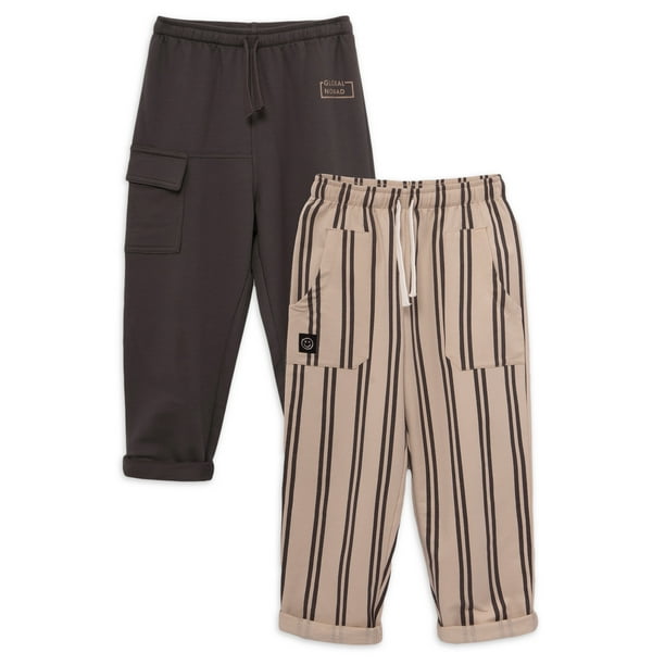 Little Star Organic Toddler and Boys' Pants Set, 2Pack, Sizes 12M8