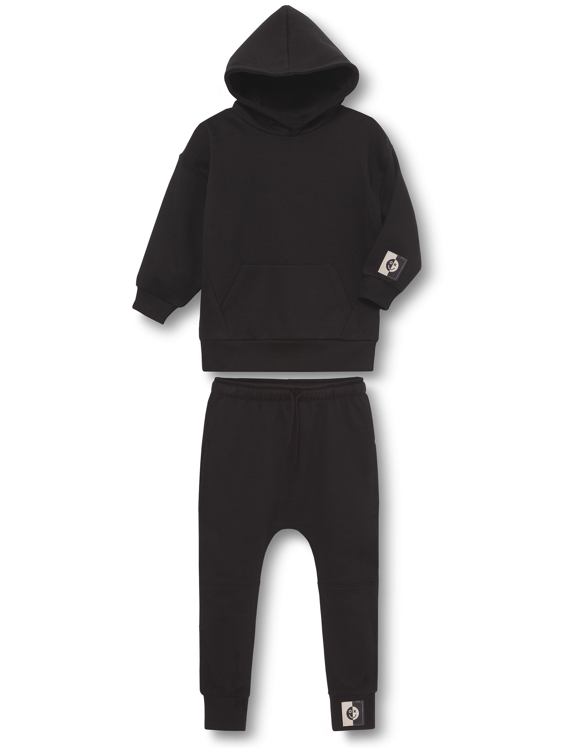 SARNİA Unisex Black NASA Printed Combination Hoodie Sweatshirt Sweatpants  Set - Trendyol
