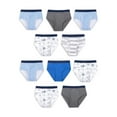 thumbnail image 1 of Little Star 100% Cotton 10 Pk Toddler Boy Briefs, 1 of 5