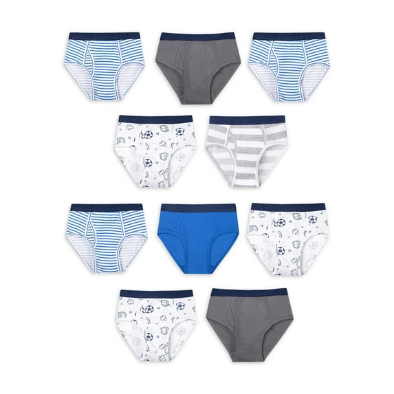 Little Star 100% Cotton 10 Pk Toddler Boy Briefs