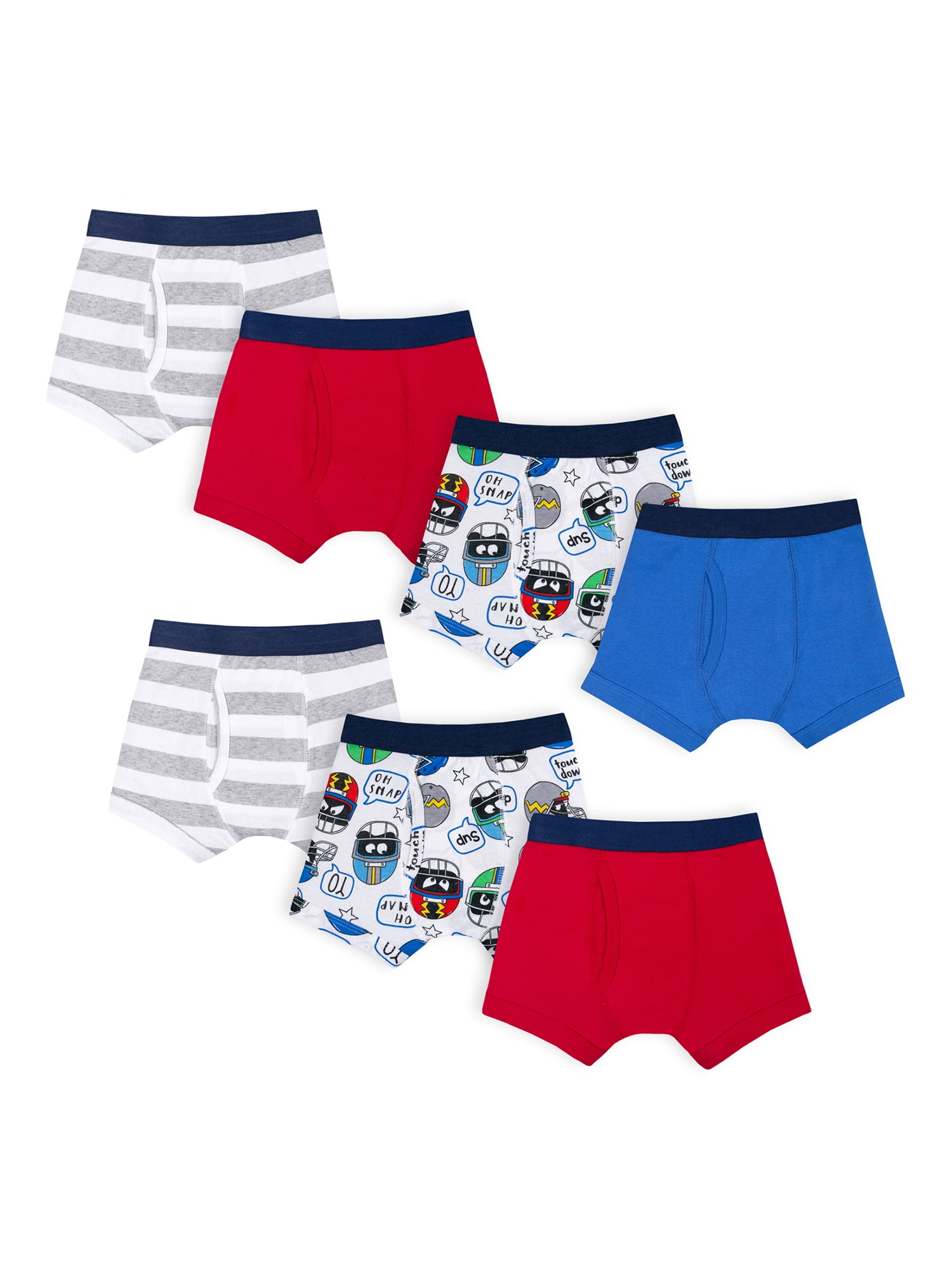 Little Star Toddler Boy 7Pk Boxer Briefs, Size 2T5T